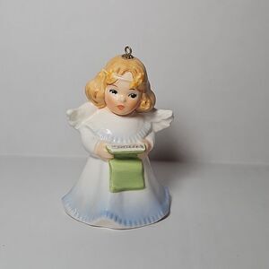 Vintage 1988 Goebel Angel Bell Christmas Ornament